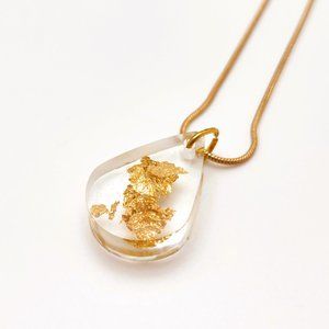 2/$40 SALE Beautiful Handmade Teardrop-Shaped Necklace - Casual & Unique